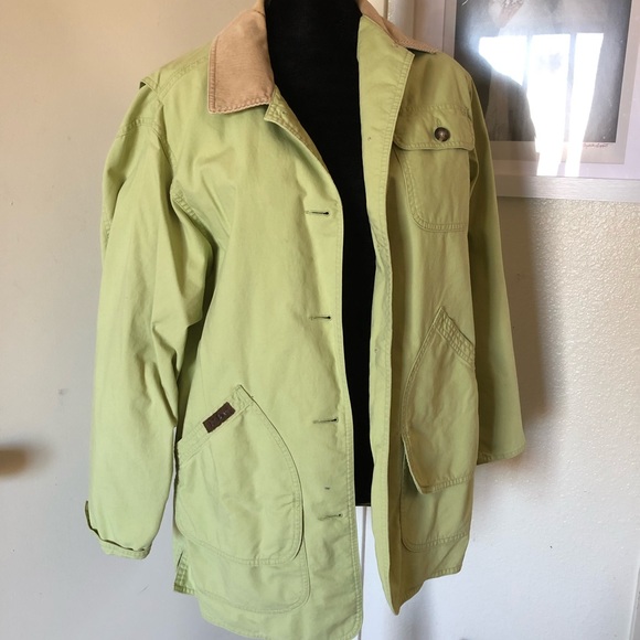 RARE Vintage LL bean lime green camping jacket - Picture 5 of 5
